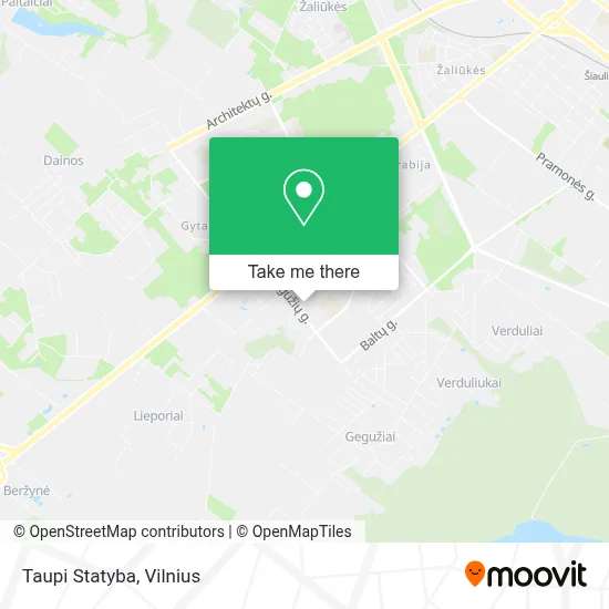 Taupi Statyba map