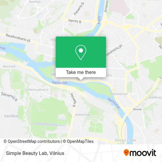 Simple Beauty Lab map