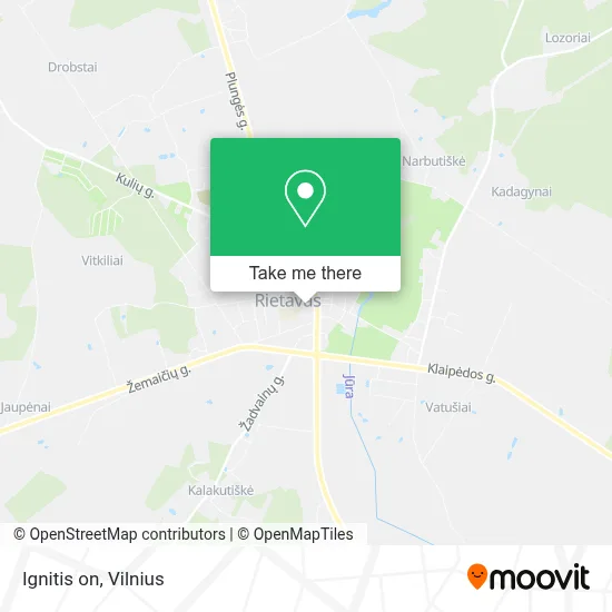 Ignitis on map