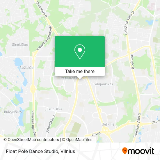 Float Pole Dance Studio map