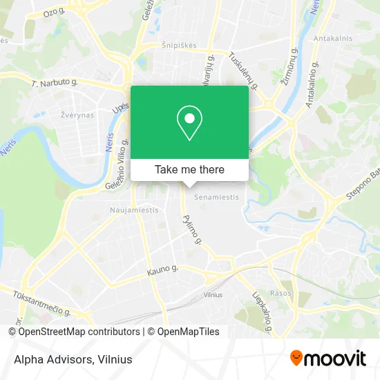 Alpha Advisors map