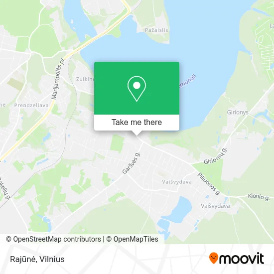 Rajūnė map