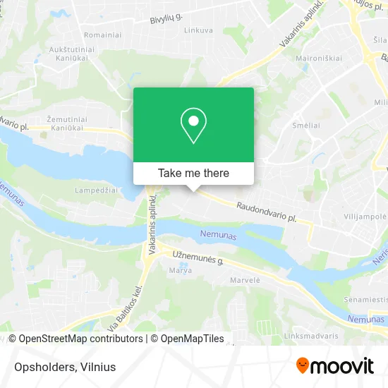 Opsholders map