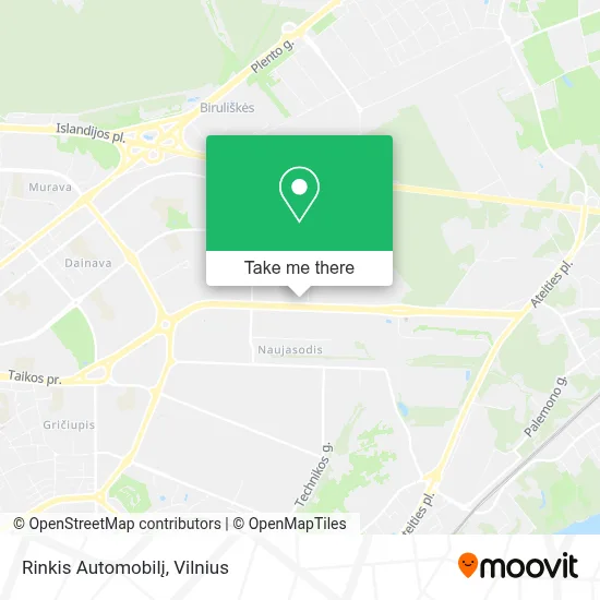 Rinkis Automobilį map