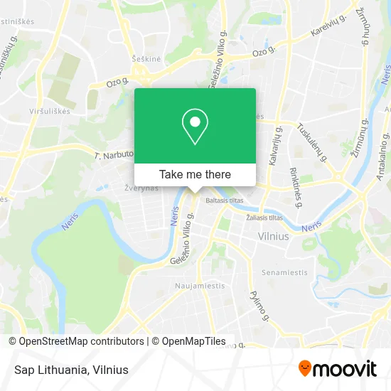 Sap Lithuania map