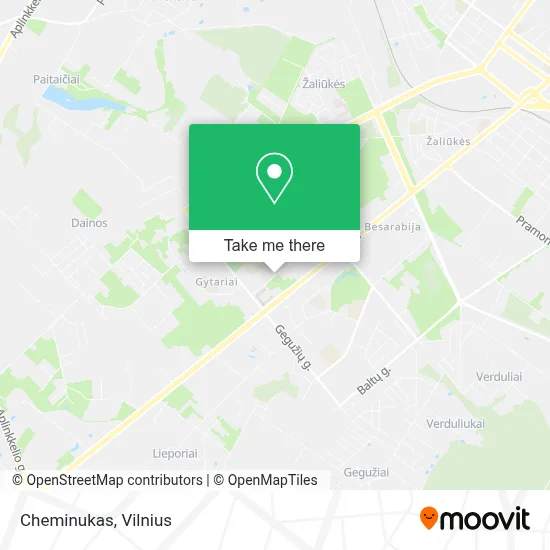 Cheminukas map