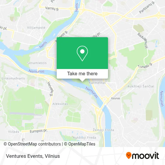 Ventures Events map