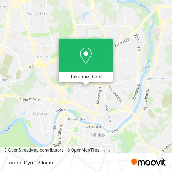 Lemon Gym map