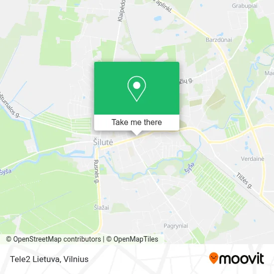 Tele2 Lietuva map