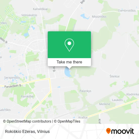 Rokiškio Ežeras map