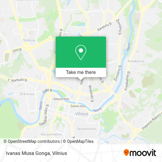Ivanas Musa Gonga map