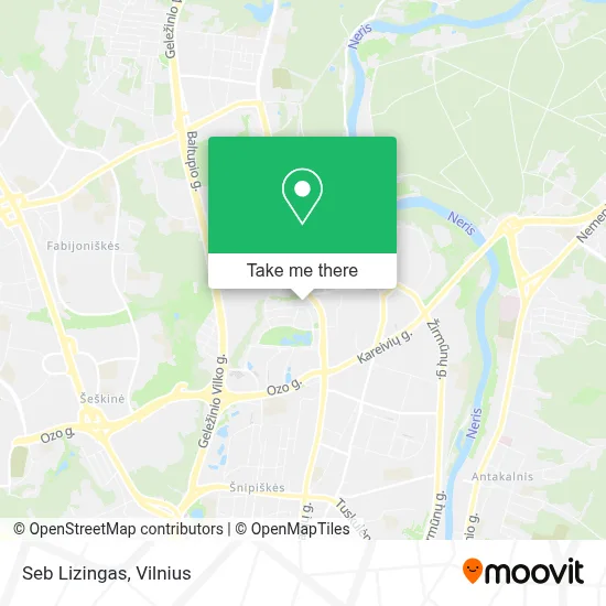 Seb Lizingas map