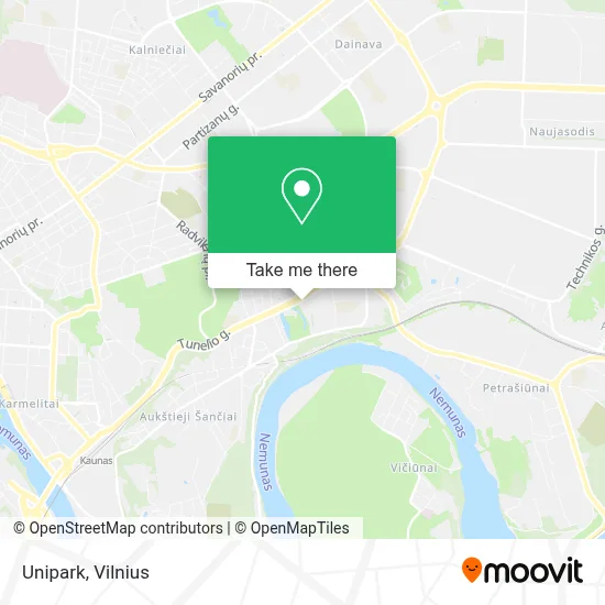 Unipark map