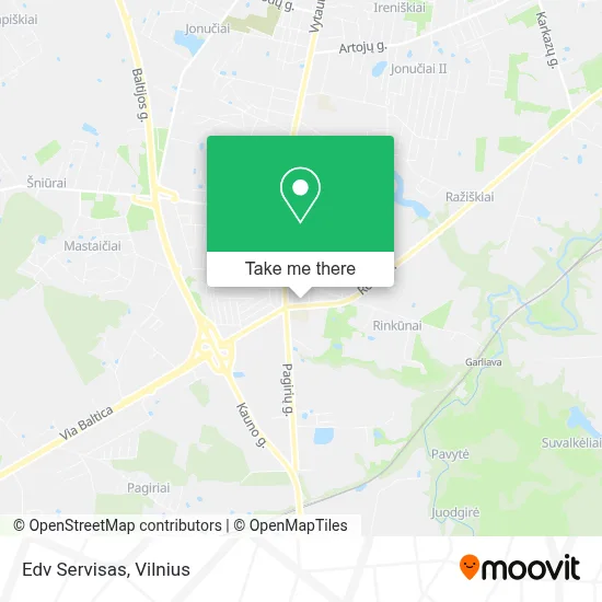 Edv Servisas map