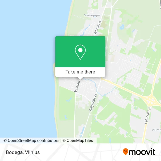 Bodega map