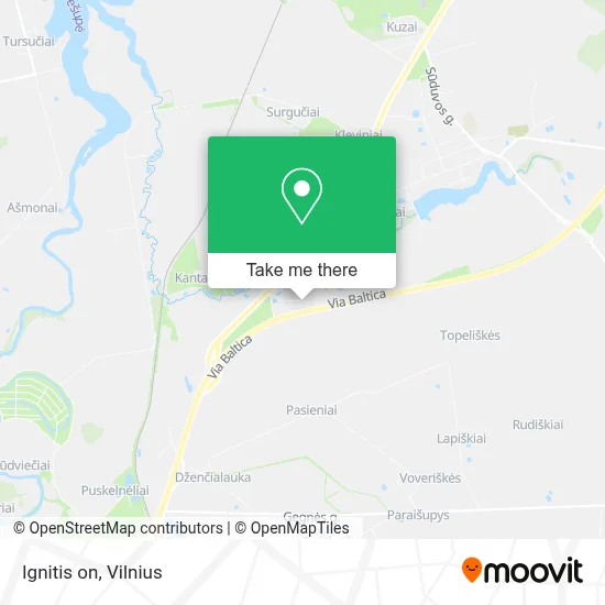 Ignitis on map