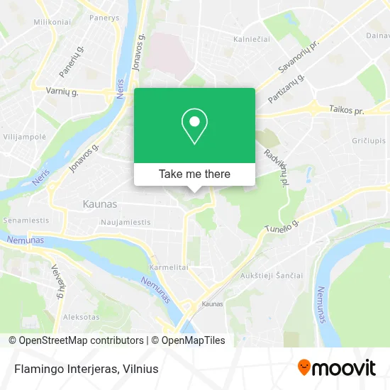 Flamingo Interjeras map
