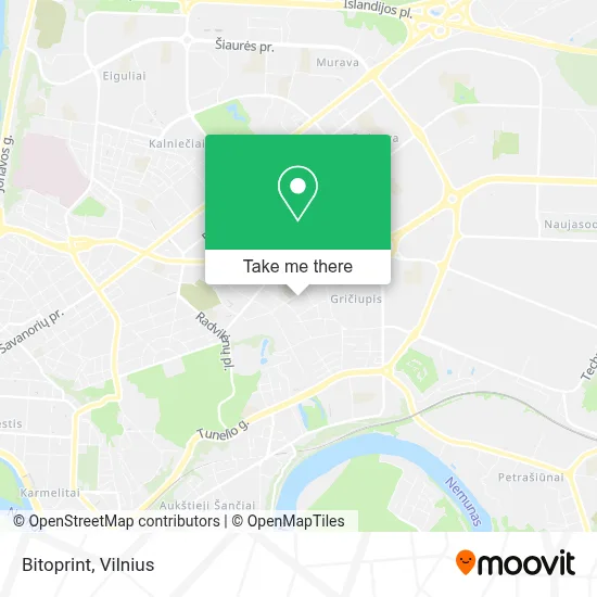 Bitoprint map