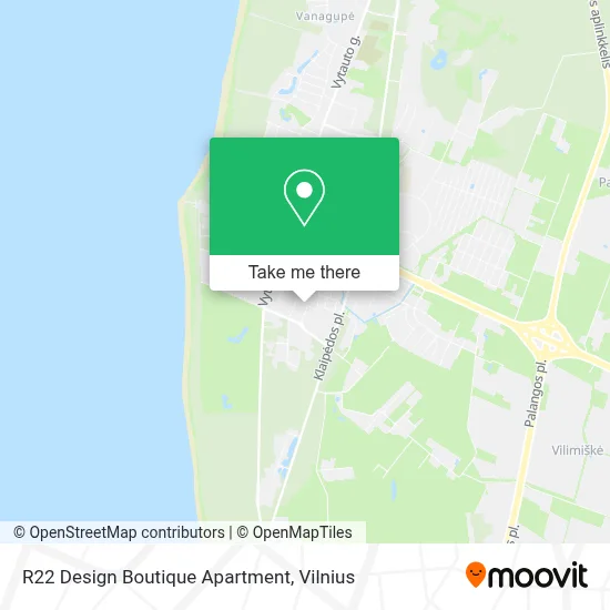 R22 Design Boutique Apartment map