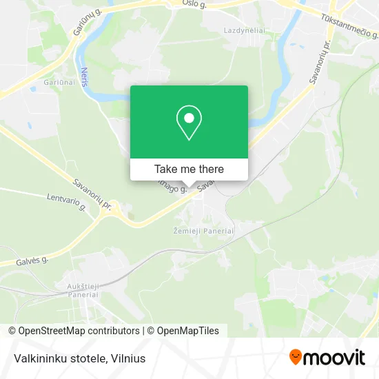 Карта Valkininku stotele