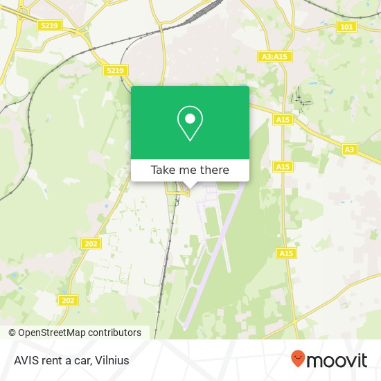 Карта AVIS rent a car