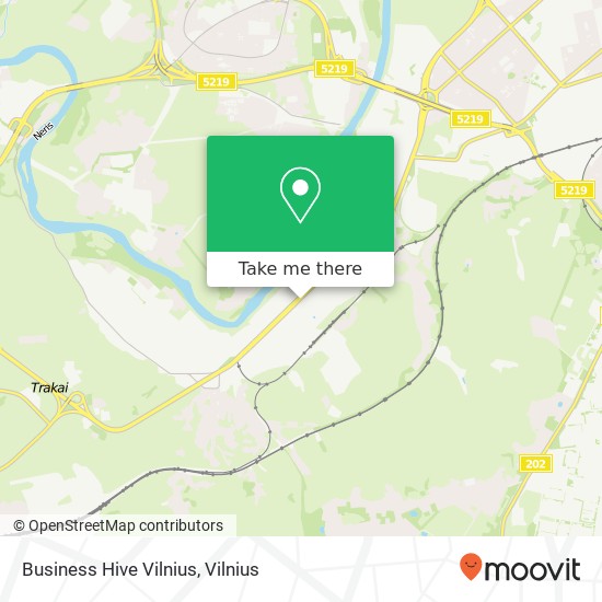 Business Hive Vilnius map