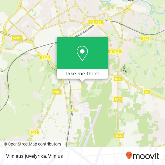 Vilniaus juvelyrika map
