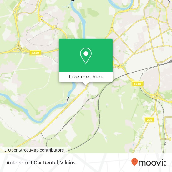 Карта Autocom.lt Car Rental