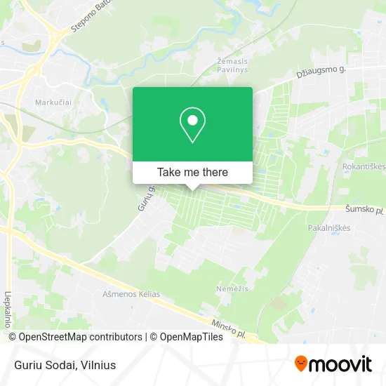 Карта Guriu Sodai