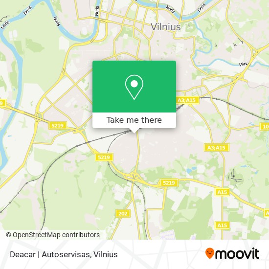 Deacar | Autoservisas map