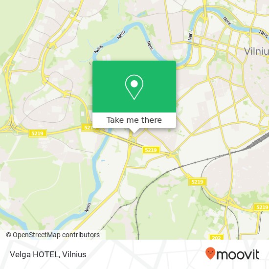 Velga HOTEL map