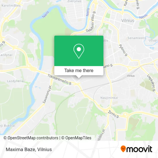 Maxima Baze map