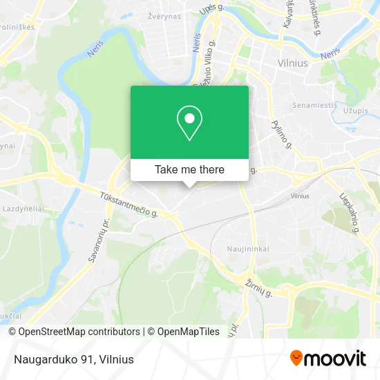 Карта Naugarduko 91