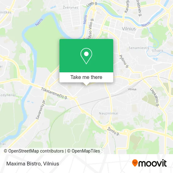 Карта Maxima Bistro