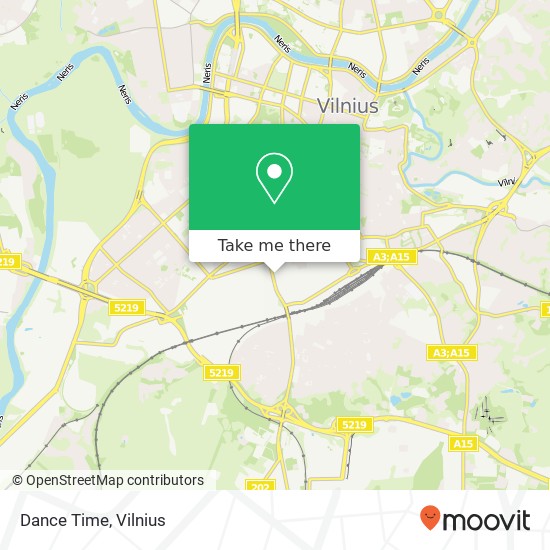 Dance Time map