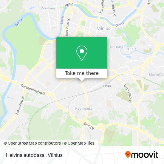 Helvina autodazai map