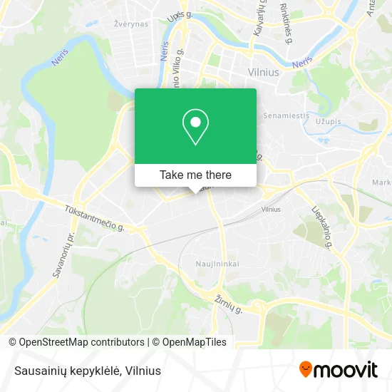 Карта Sausainių kepyklėlė