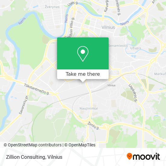 Zillion Consulting map