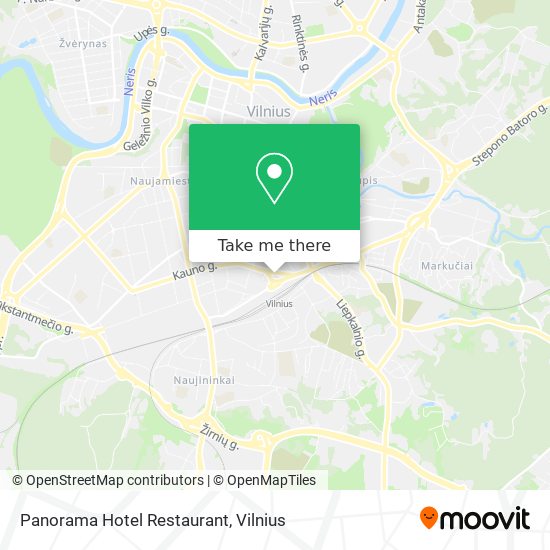 Panorama Hotel Restaurant map