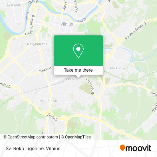 Карта Šv. Roko Ligoninė