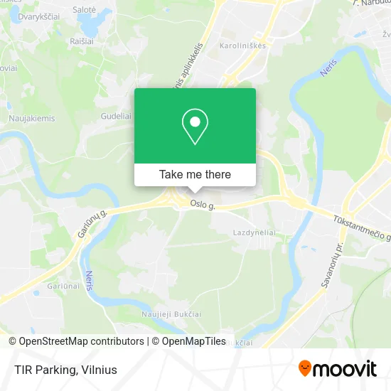 Карта TIR Parking