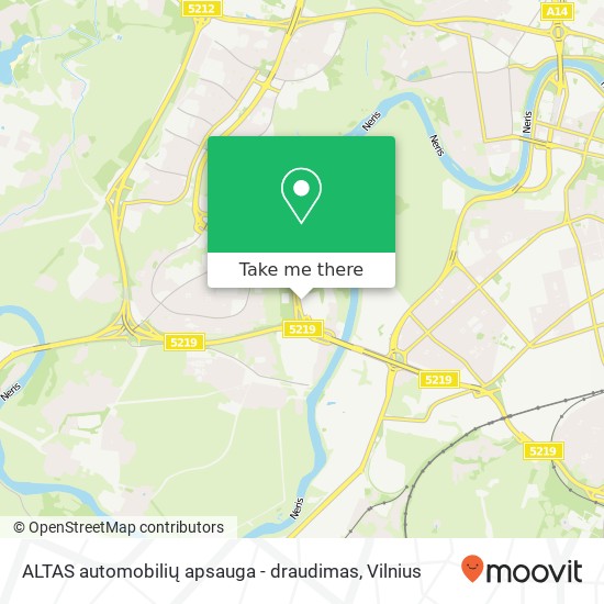 ALTAS automobilių apsauga - draudimas map