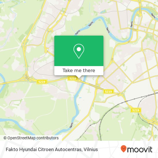 Fakto Hyundai Citroen Autocentras map