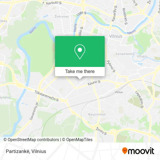 Карта Partizankė