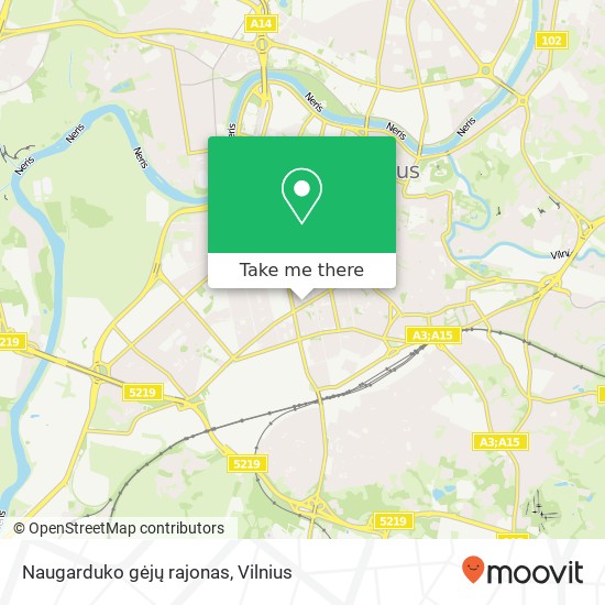 Naugarduko gėjų rajonas map