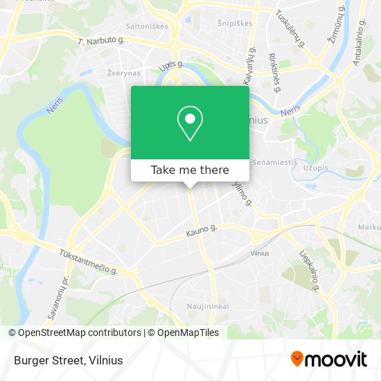 Burger Street map