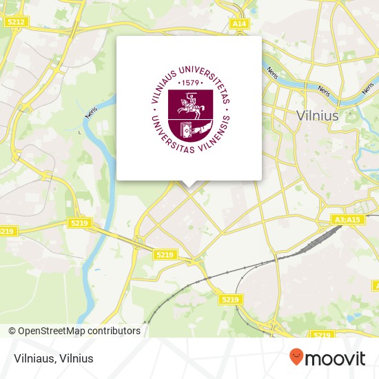 Vilniaus map