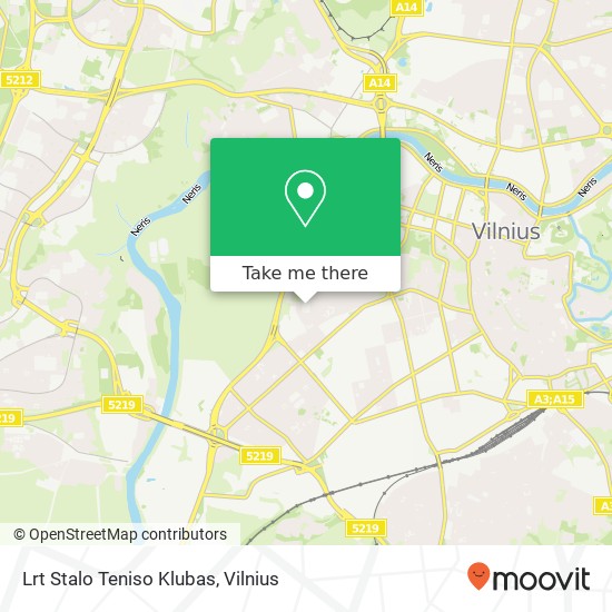 Lrt Stalo Teniso Klubas map