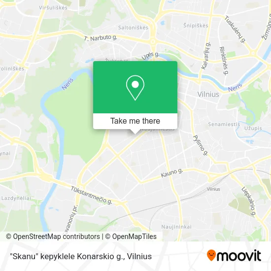 Карта "Skanu" kepyklele Konarskio g.