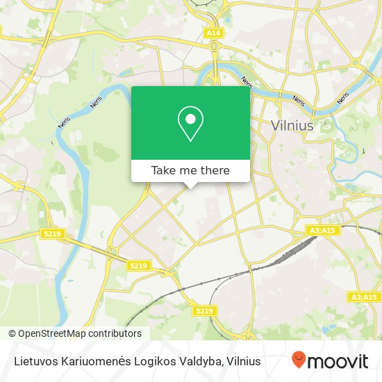 Lietuvos Kariuomenės Logikos Valdyba map